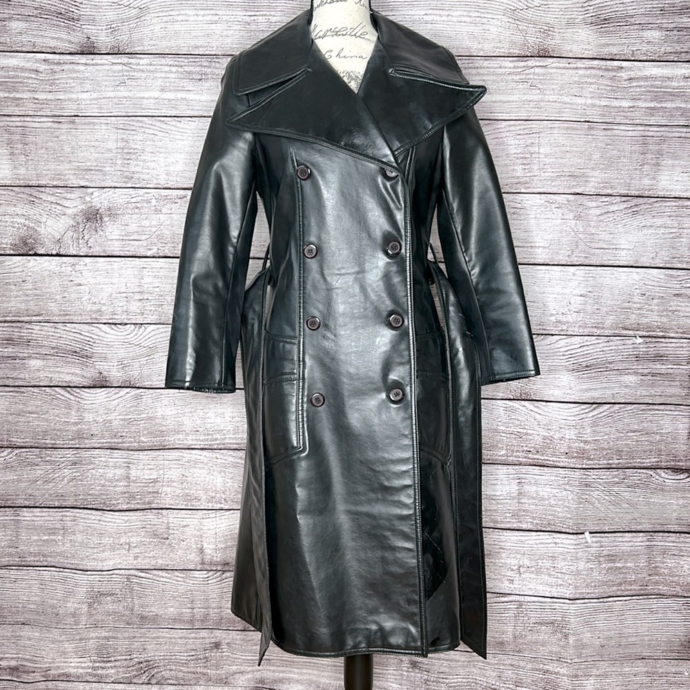 Vintage British Crown Colony Hong Kong 1960’s Trench Coat Size S - Picture 9 of 15